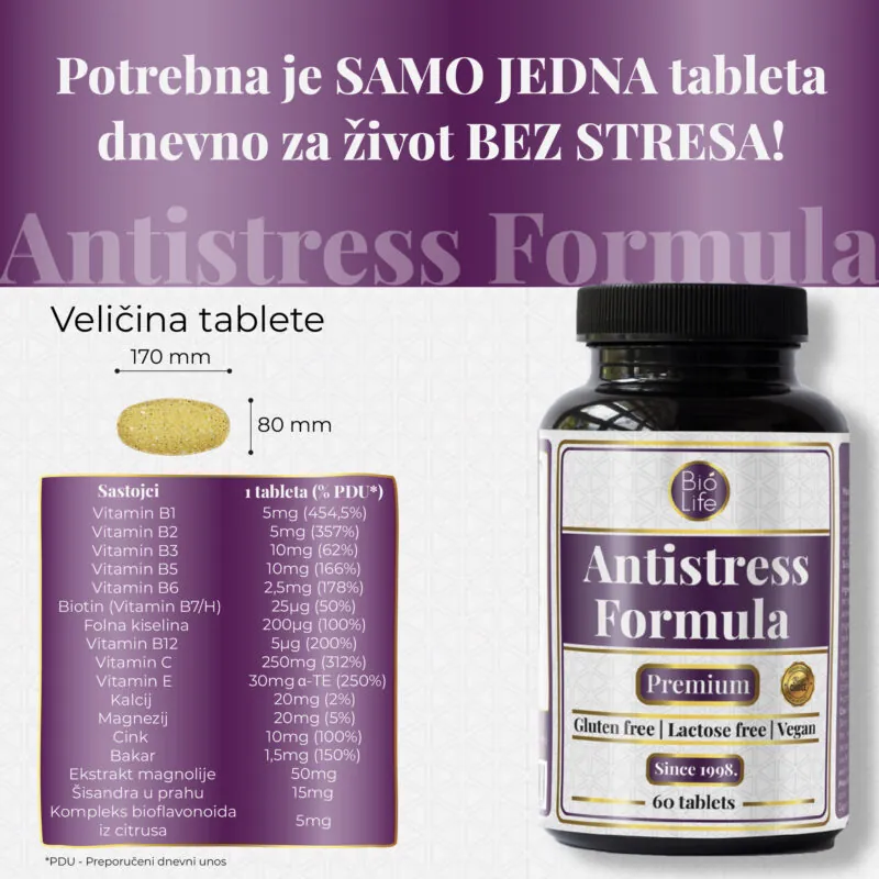 Antistress Formula Premium BioLife 60tbl
