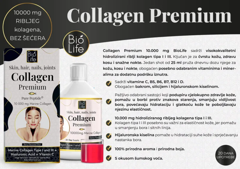 Collagen Premium 10 000 mg BioLife 500ml