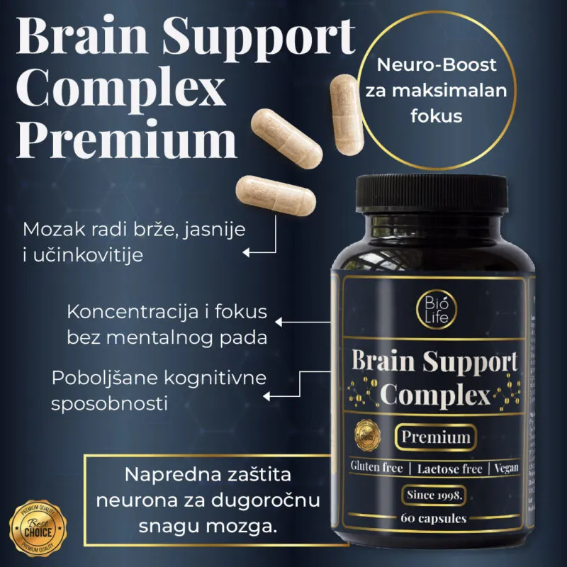 Brain Support Complex Premium BioLife 60kaps
